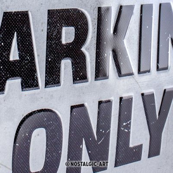Blechschild Opel Parking 2